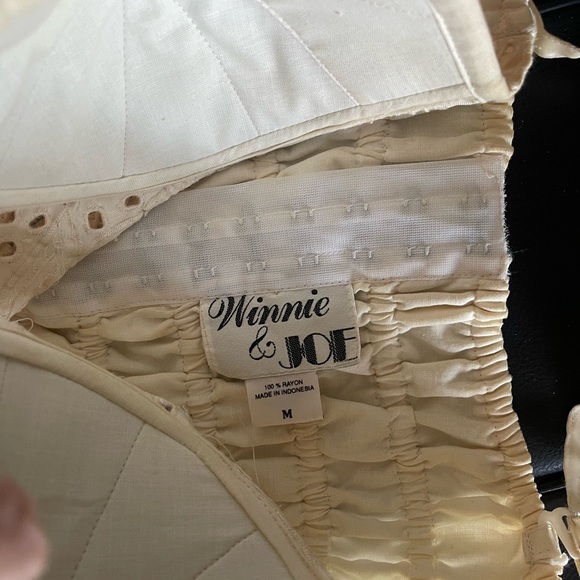 Vintage Elegant Cream Lace Bustier TOP - Picture 8 of 13